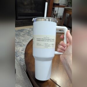 Ashland White Stainless Steel Insulated Mug